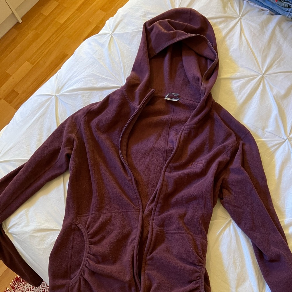 Marika - Purple fleece hoodie